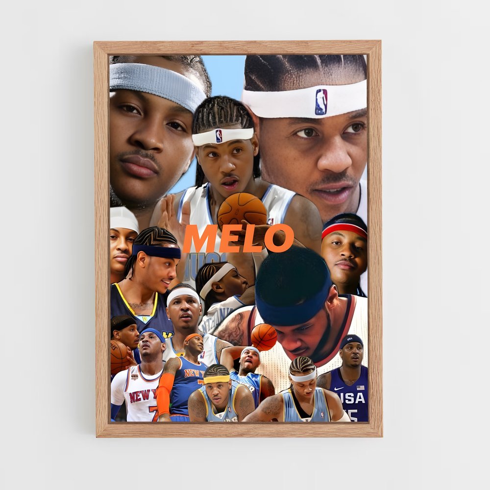 Poster Carmelo anthony admiration – affiche Basketball (vue 4)